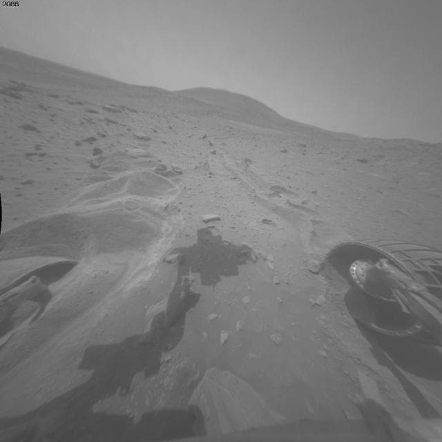 NASA image: Movement from Spirit Second Extrication Drive