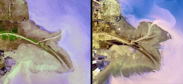 NASA image: Yellow River Delta, China