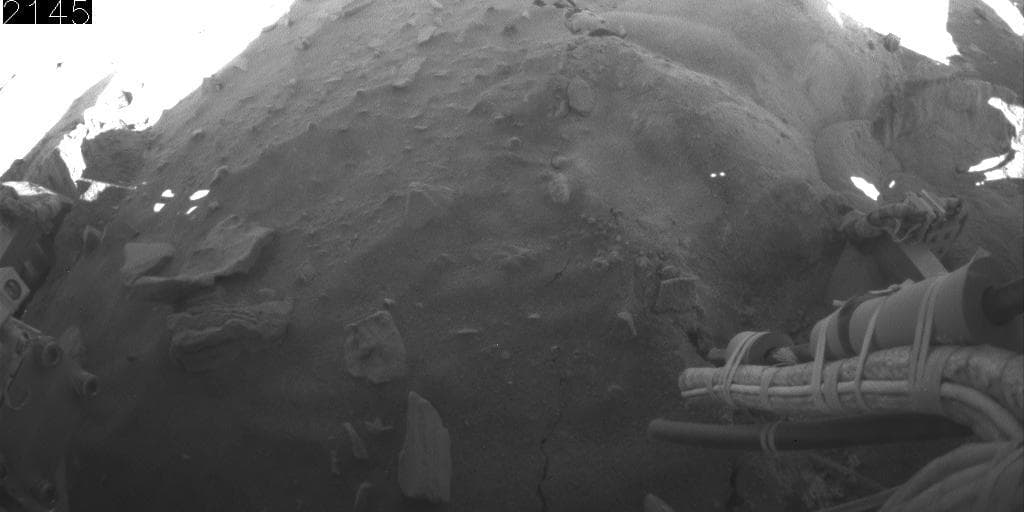 NASA image: Rear Camera View of Backward Drive, Sols 2145-2154