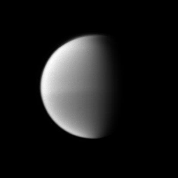 NASA image: Halving Titan