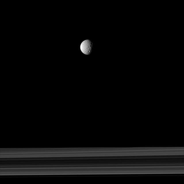 NASA image: Mimas Globe