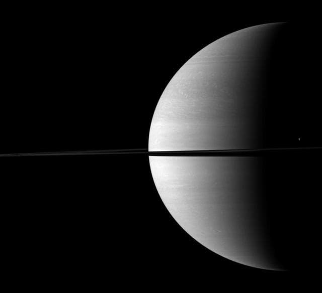 NASA image: Dwarfed Crescent
