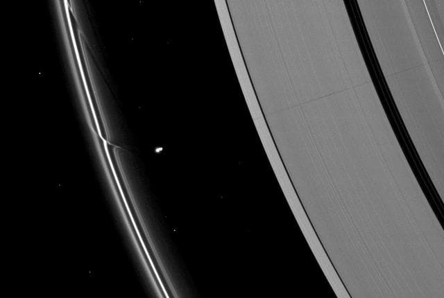 NASA image: Affecting Two Rings