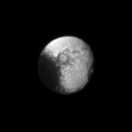 NASA image: Oblate Iapetus