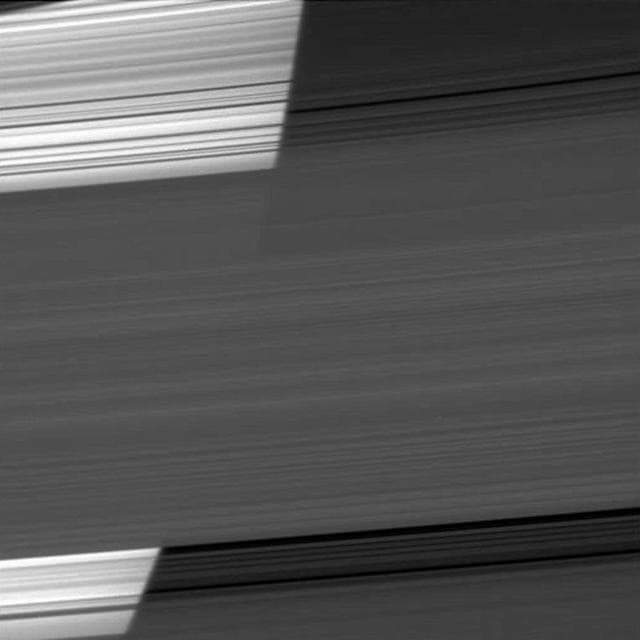 NASA image: Saturn Bright Through Rings