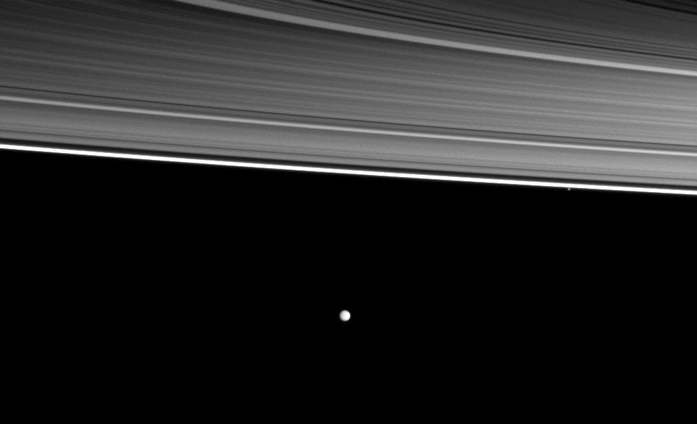 NASA image: Pair Past the Rings
