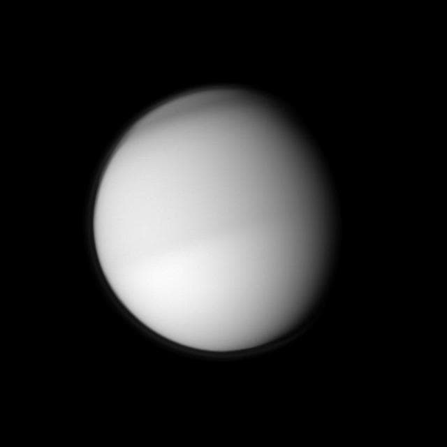 NASA image: Titan Two Halves