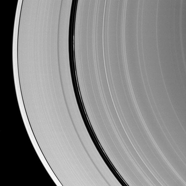 NASA image: Encke Gap Ringlet