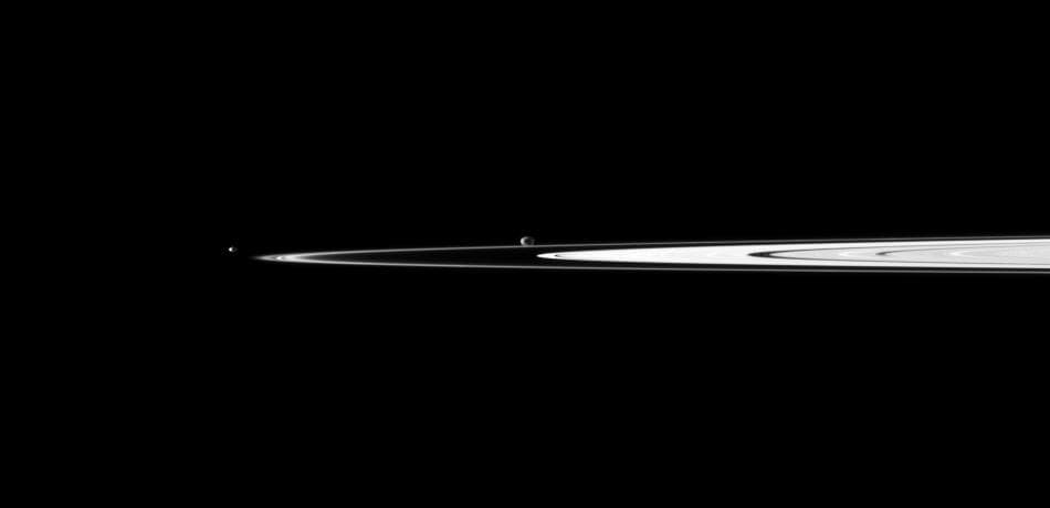 NASA image: By Bright Rings