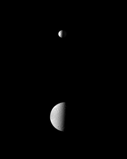 NASA image: Upstart Moon