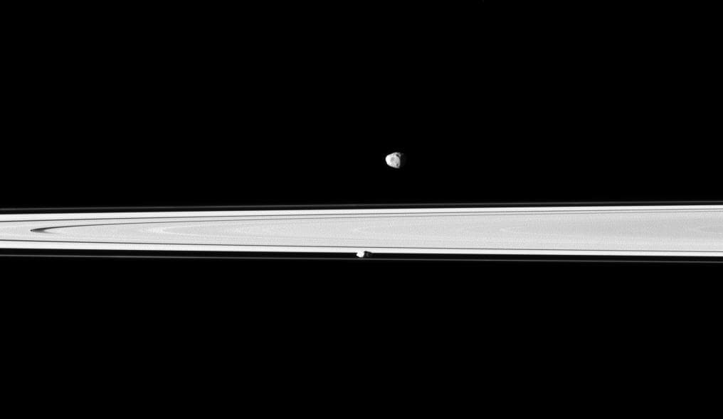 NASA image: Chunks of Ice