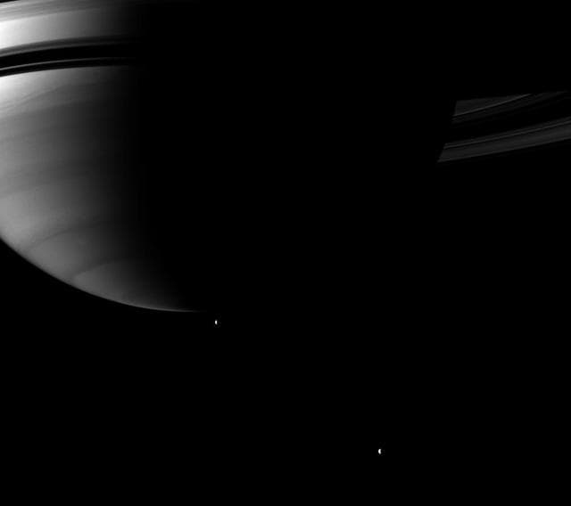 NASA image: Beyond Saturn South