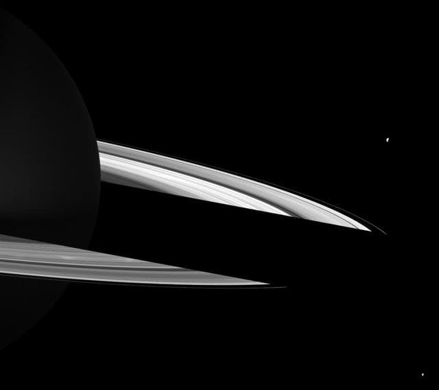 NASA image: Spokes Before Night