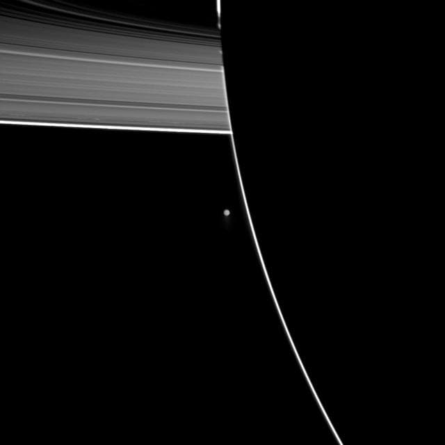 NASA image: Activity Past Dark Side