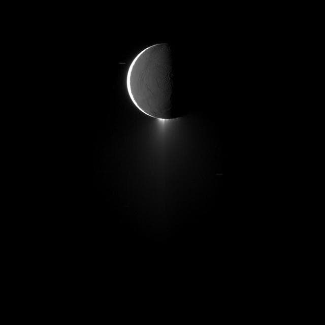NASA image: High-Phase Plumes