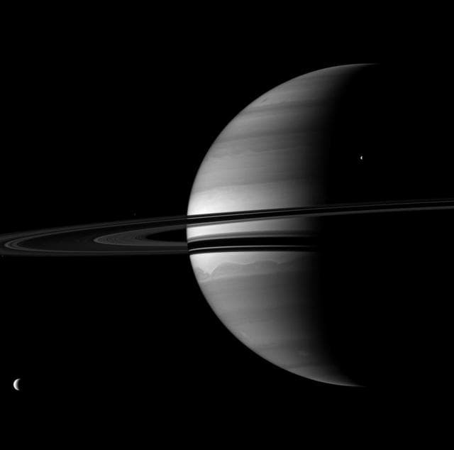 NASA image: Quartet and Crescent