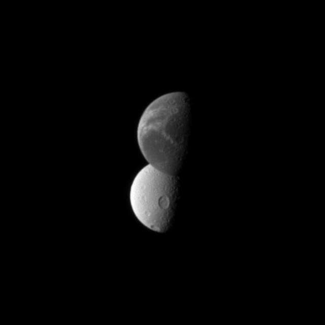 NASA image: Wisps Before Craters
