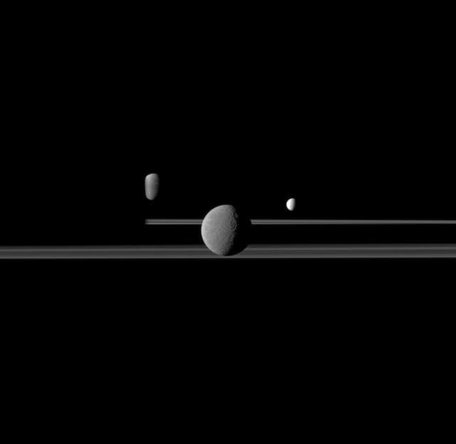 NASA image: Bright Moons