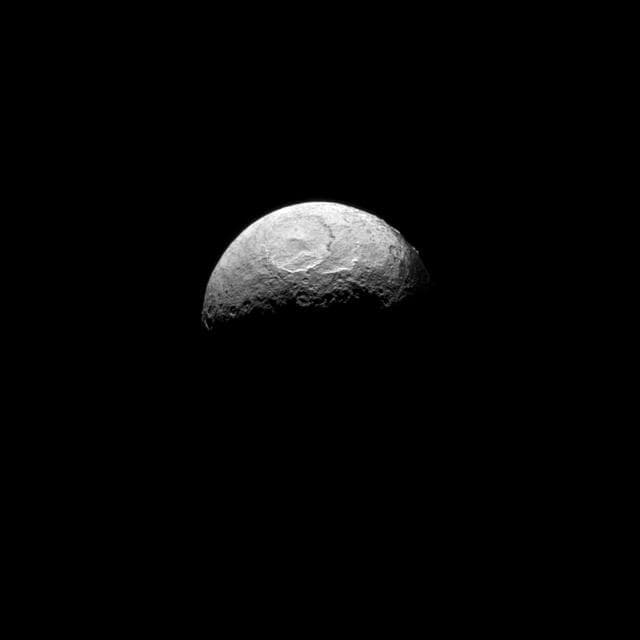 NASA image: Southern Iapetus