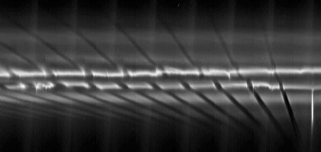 NASA image: Multiple F-Ring Fans