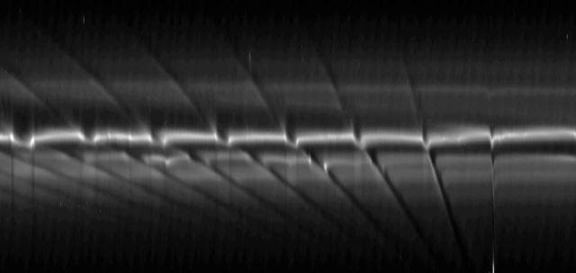 NASA image: Fan in the F Ring