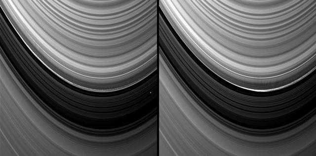 NASA image: Long Spiky Shadows