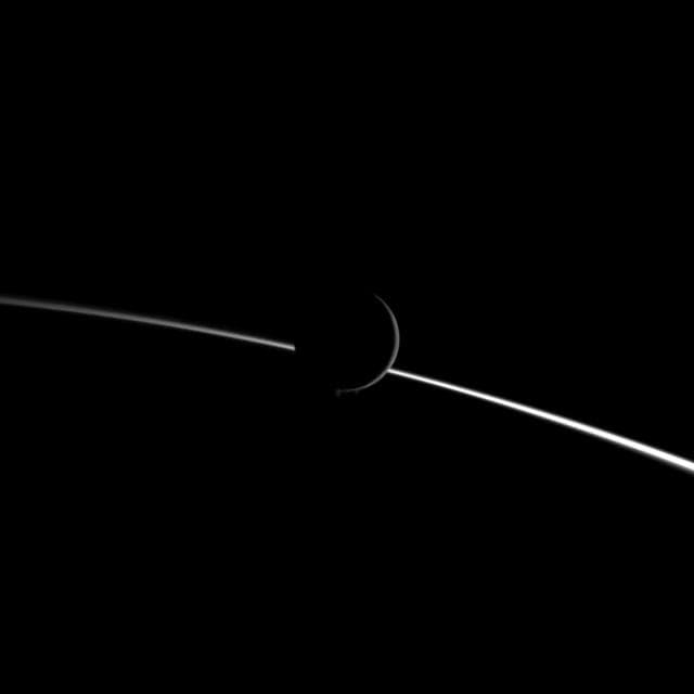 NASA image: Before Saturn Limb