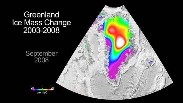 NASA image: Greenland Gains Some, Loses More