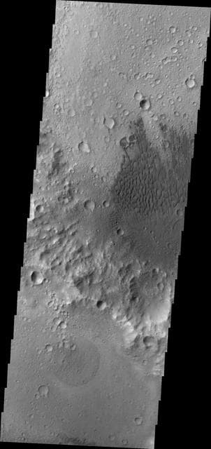 NASA image: Dunes in Tyrrhena Terra