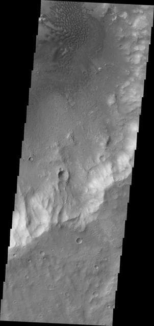 NASA image: Sand Dunes in Terra Cimmeria
