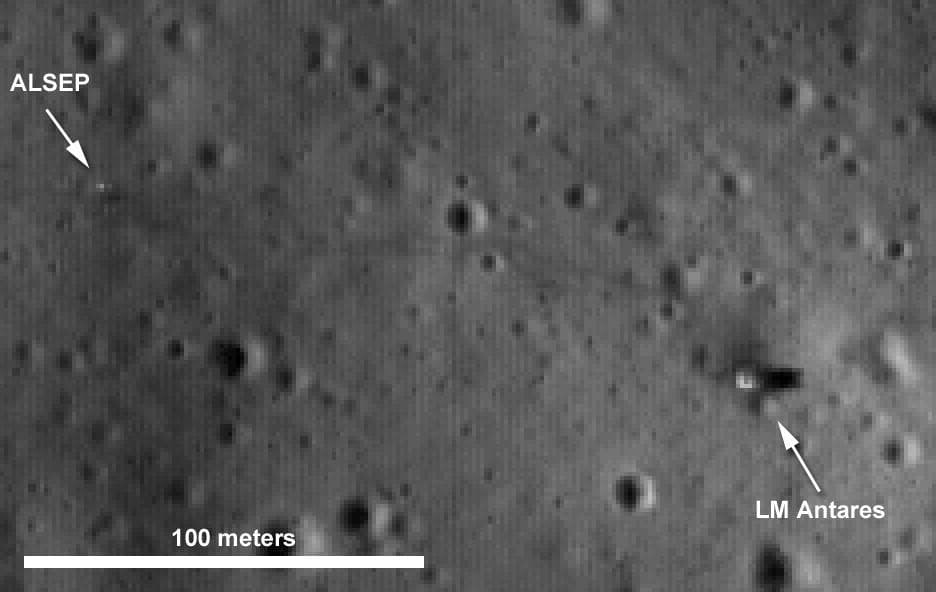 NASA image: LROC First Look at the Apollo Landing Sites