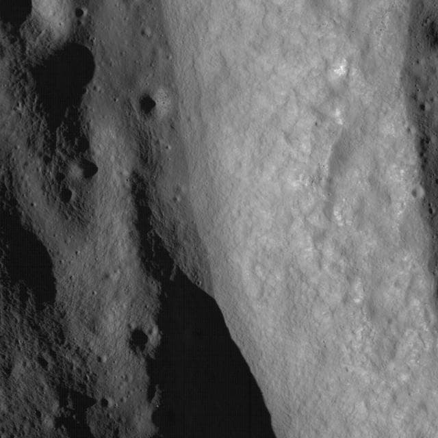 NASA image: Terraced Wall in Bürg Crater