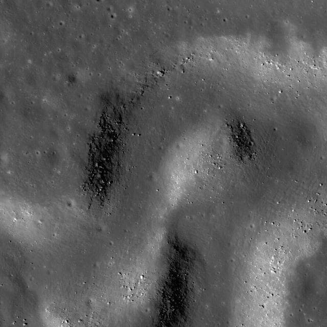 NASA image: Rille within a Rille