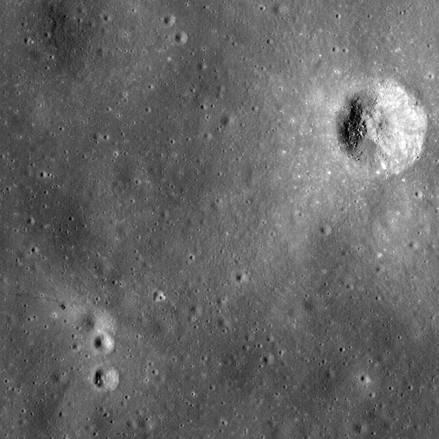 NASA image: Trail of Discovery at Fra Mauro