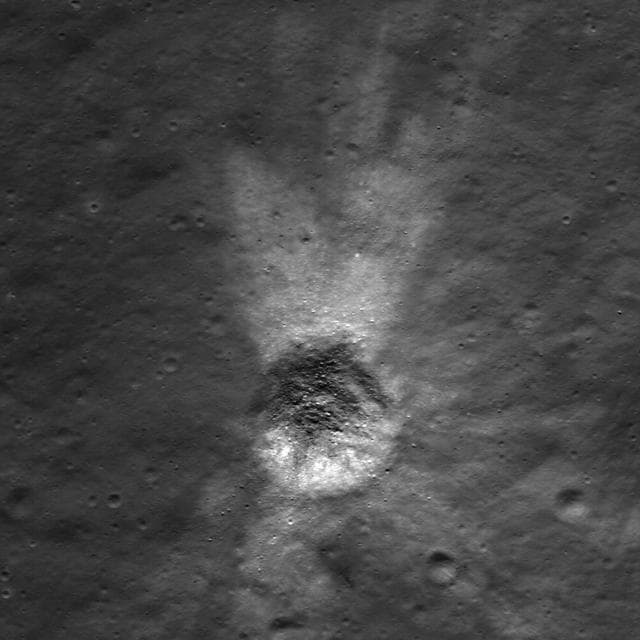 NASA image: Asymmetric Ejecta