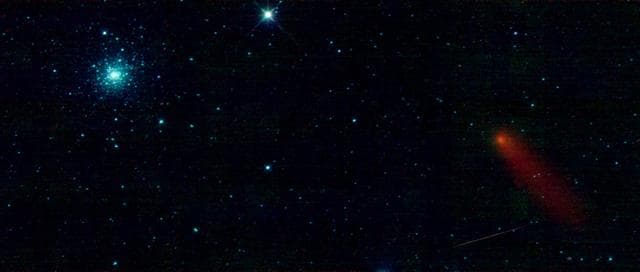 NASA image: M3 & Comet Garradd