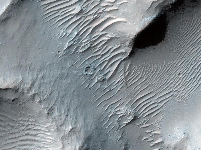 NASA image: Dunes on Floor of Samara Valles, Mars