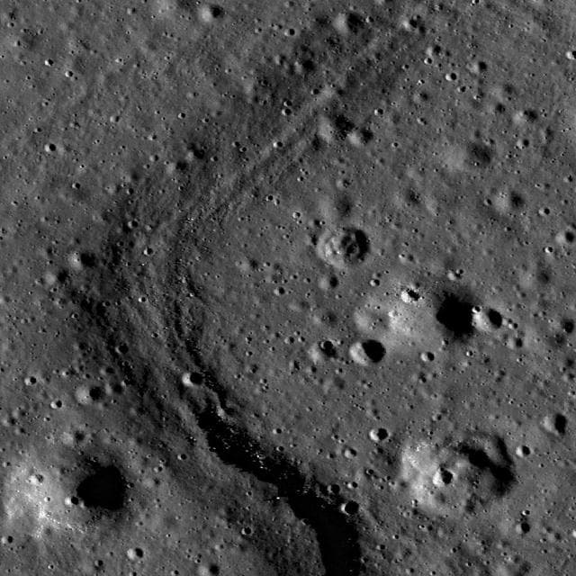 NASA image: Apollo Basin: Mare in a Sea of Highlands