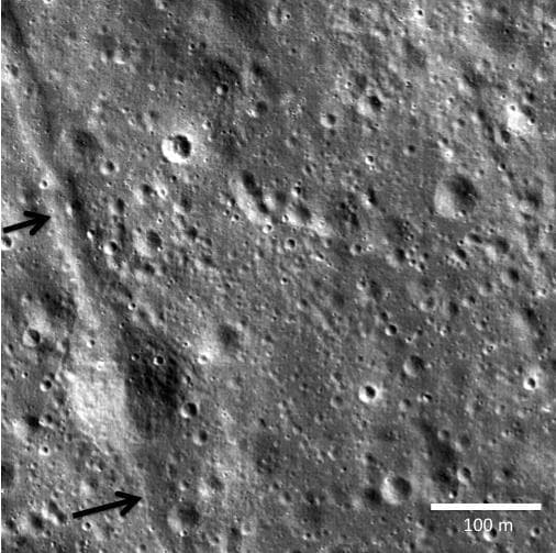 NASA image: Graben and Pyroclastics in SW Mare Humorum