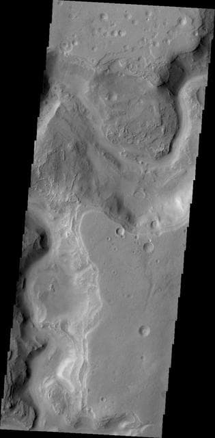 NASA image: Auqakuh Vallis