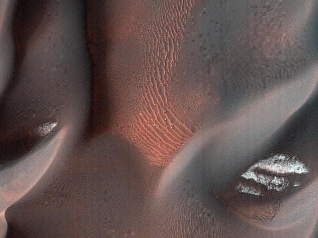 NASA image: Proctor Crater Dune Field