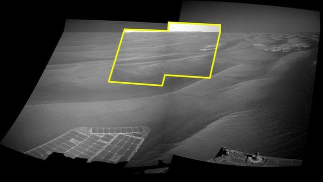 NASA image: Endeavour on the Horizon Context View