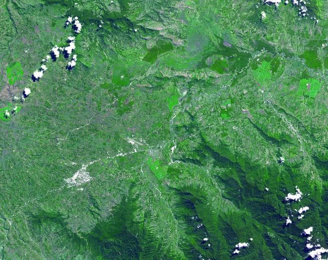 NASA image: Kuk, New Guinea