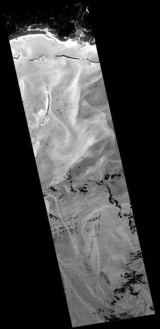 NASA image: ASTER Views the Gulf of Mexico Oil Spill in Infrared May 7