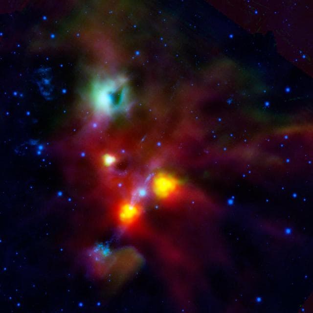 NASA image: Big Hole Revealed in Infrared
