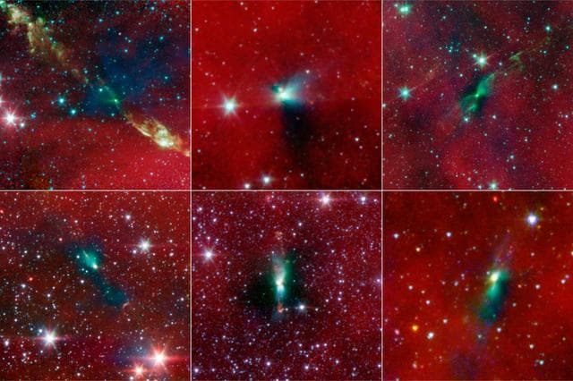 NASA image: Blobs House Twin Stars