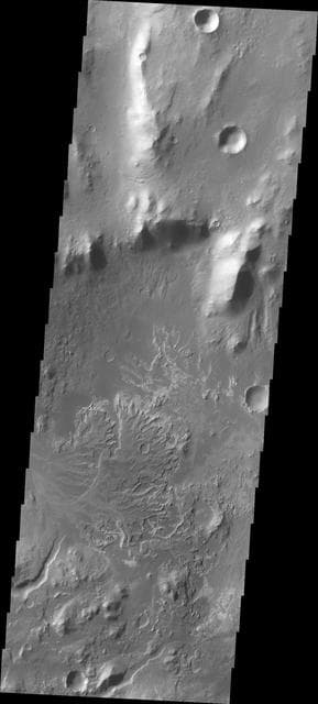 NASA image: Eberswalde Crater Delta