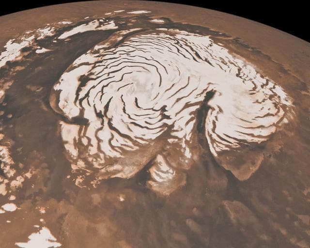 NASA image: Northern Ice Cap of Mars