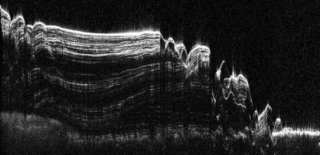 NASA image: North Polar Cap Cross Section