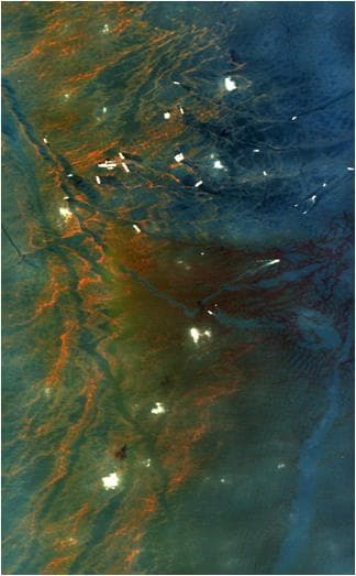NASA image: NASA AVIRIS Aids in Gulf Oil Spill Response